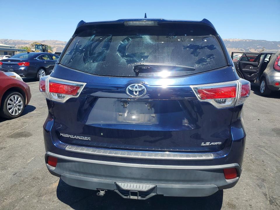 Aukcja sprzedaży 2015 Toyota Highlander, vin: 5TDBKRFH4FS219912, numer aukcji: 61646656