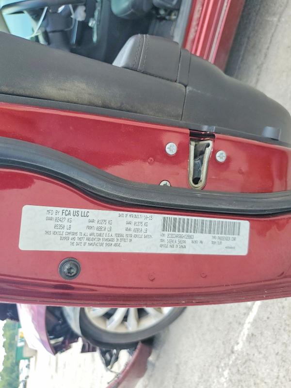 Aukcja sprzedaży 2016 Chrysler 300, vin: 2C3CCARG8GH128863, numer aukcji: 67293406