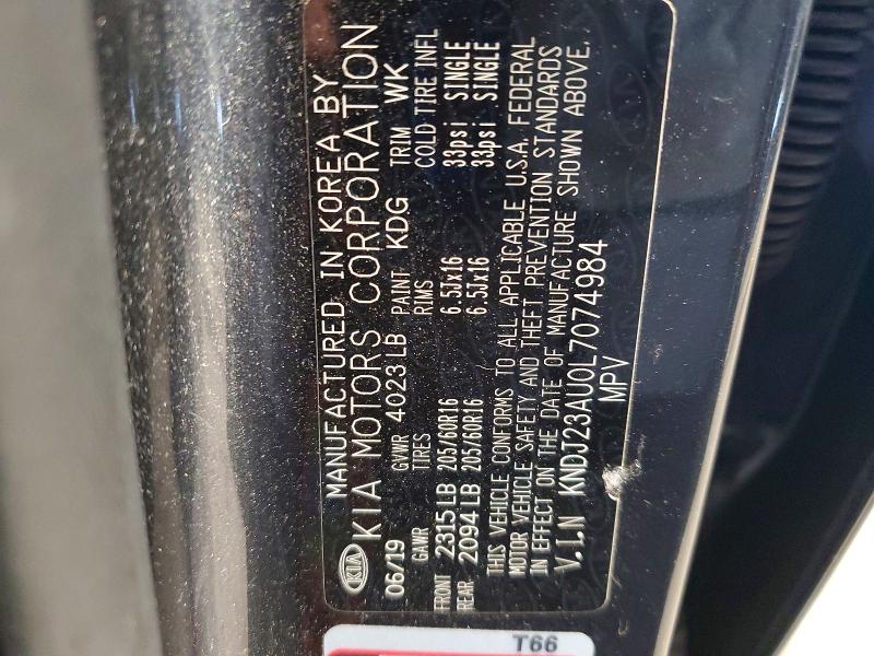 Продаж на аукціоні авто 2020 Kia Soul, vin: KNDJ23AU0L7074984, номер лоту: 63998216