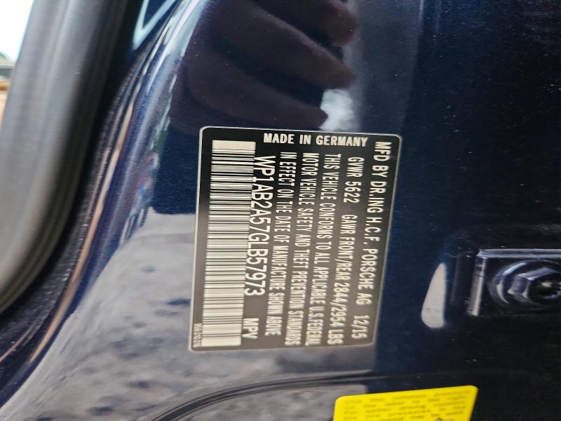 Продажа на аукционе авто 2016 Porsche Macan, vin: WP1AB2A57GLB57973, номер лота: 66777216