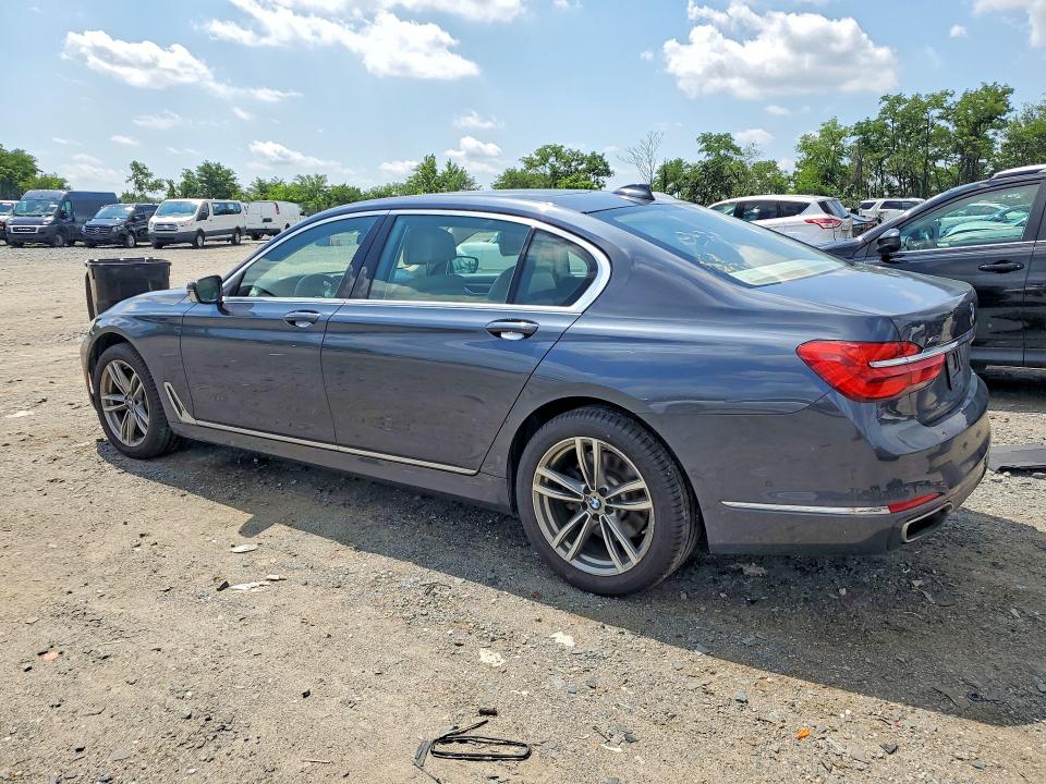 2016 Bmw 750 მანქანა იყიდება აუქციონზე, vin: WBA7F2C57GG419641, აუქციონის ნომერი: 63168126