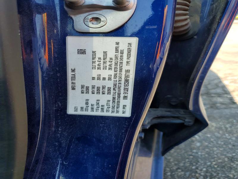 64263836 :رقم المزاد ، 5YJ3E1EC5MF997186 vin ، 2021 Tesla Model 3 مزاد بيع