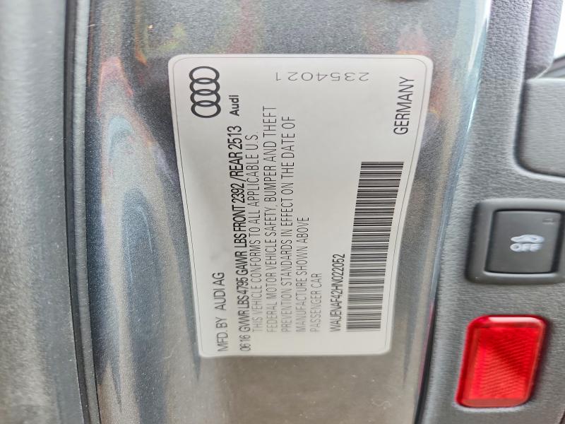Продаж на аукціоні авто 2017 Audi A4, vin: WAUENAF42HN022052, номер лоту: 65648996