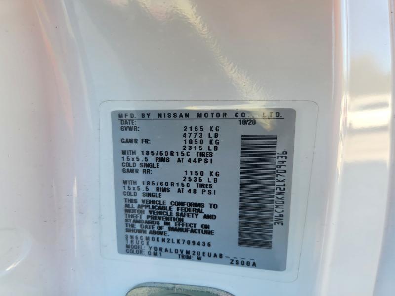 Aukcja sprzedaży 2020 Nissan Nv200, vin: 3N6CM0KN2LK709436, numer aukcji: 66741856
