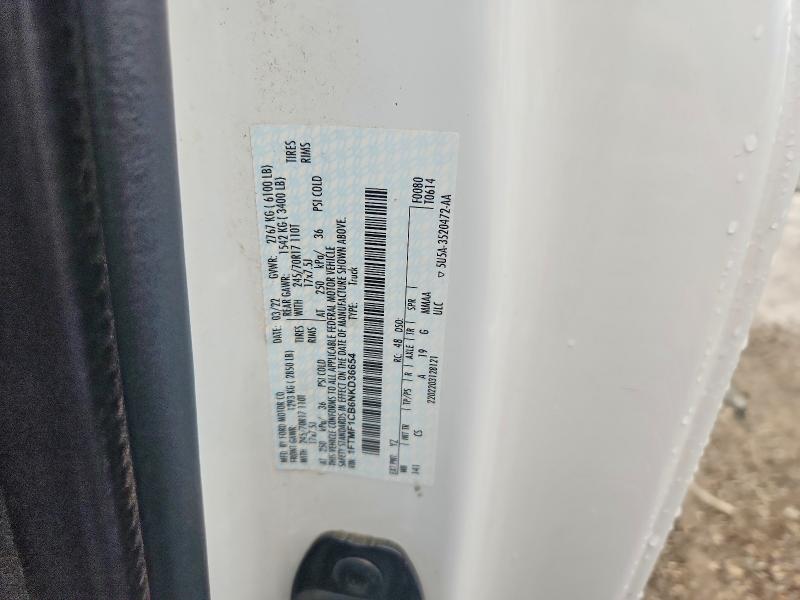2022 Ford F150 მანქანა იყიდება აუქციონზე, vin: 1FTMF1CB6NKD36654, აუქციონის ნომერი: 64557046