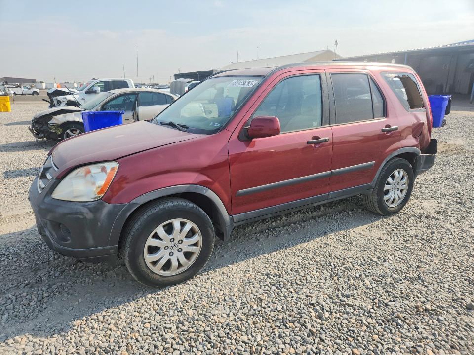 62768086 :رقم المزاد ، JHLRD78866C025607 vin ، 2006 Honda Cr-v مزاد بيع