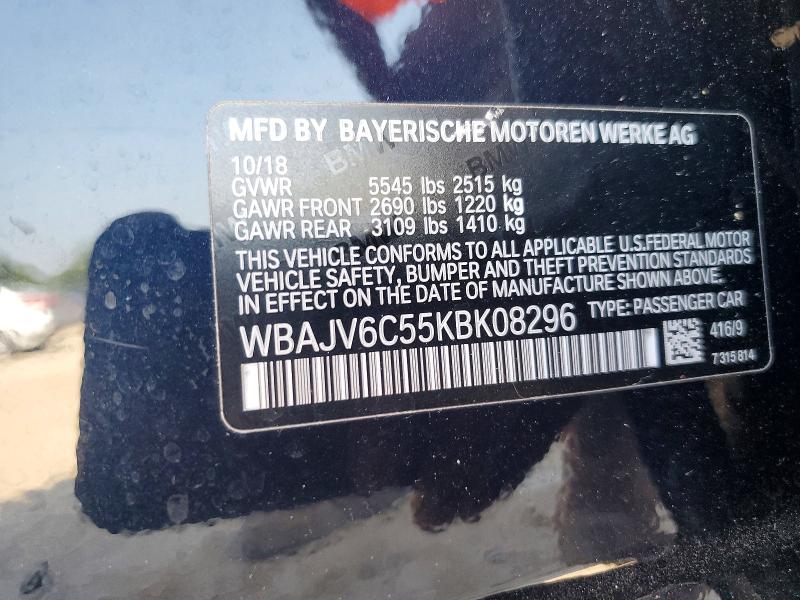 Продажа на аукционе авто 2019 Bmw 640, vin: WBAJV6C55KBK08296, номер лота: 65404336