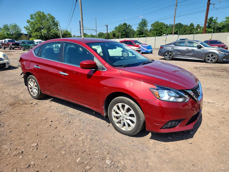 64117046 :رقم المزاد ، 3N1AB7AP7KY300567 vin ، 2019 Nissan Sentra مزاد بيع