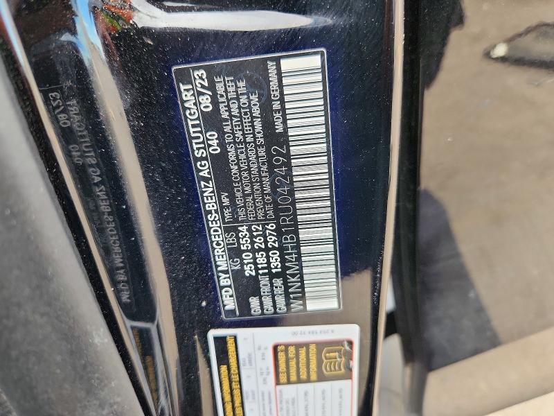 65475846 :رقم المزاد ، W1NKM4HB1RU042492 vin ، 2024 Mercedes-benz Glc مزاد بيع