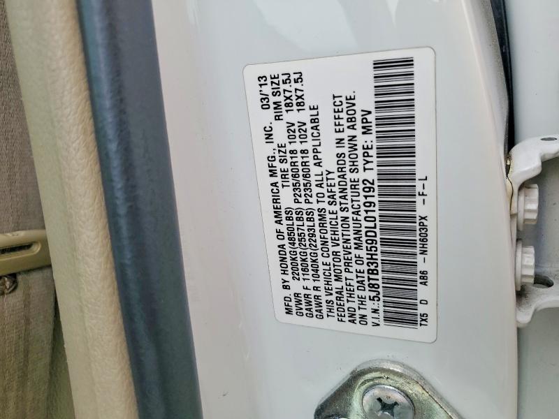 Продажа на аукционе авто 2013 Acura Rdx, vin: 5J8TB3H59DL019192, номер лота: 66989246