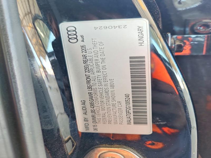 Продаж на аукціоні авто 2016 Audi A3, vin: WAUA7GFF2G1005240, номер лоту: 64800486