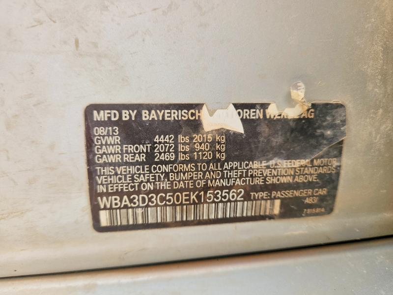 66433356 :رقم المزاد ، WBA3D3C50EK153562 vin ، 2014 Bmw 328 مزاد بيع