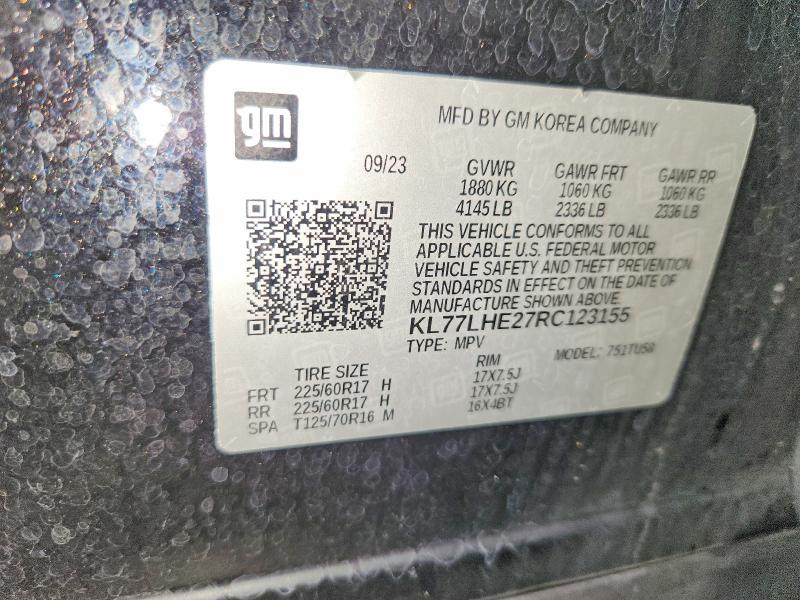Продаж на аукціоні авто 2024 Chevrolet Trax, vin: KL77LHE27RC123155, номер лоту: 66003976