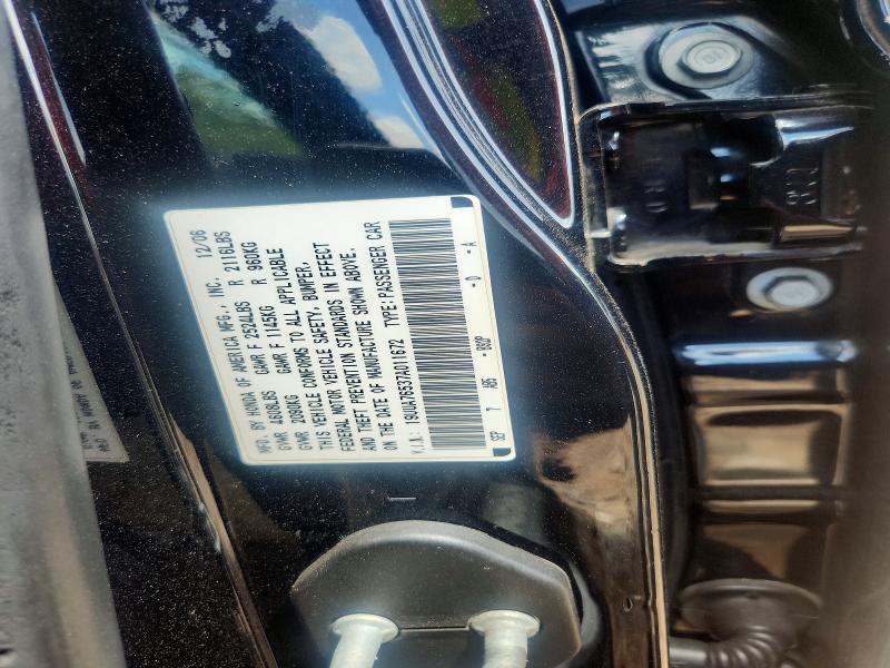Aukcja sprzedaży 2007 Acura Tl, vin: 19UUA76537A011672, numer aukcji: 63338596
