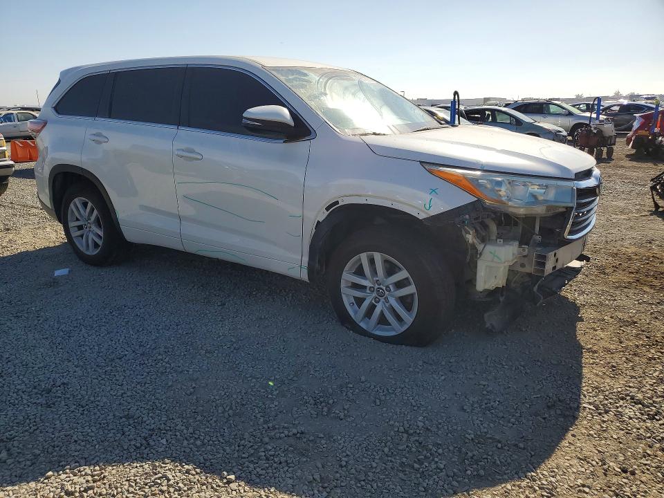 2016 Toyota Highlander მანქანა იყიდება აუქციონზე, vin: 5TDZARFH9GS019434, აუქციონის ნომერი: 65860976