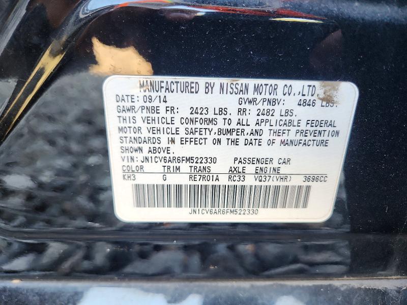 Продажа на аукционе авто 2015 Infiniti Q40, vin: JN1CV6AR6FM522330, номер лота: 65681466