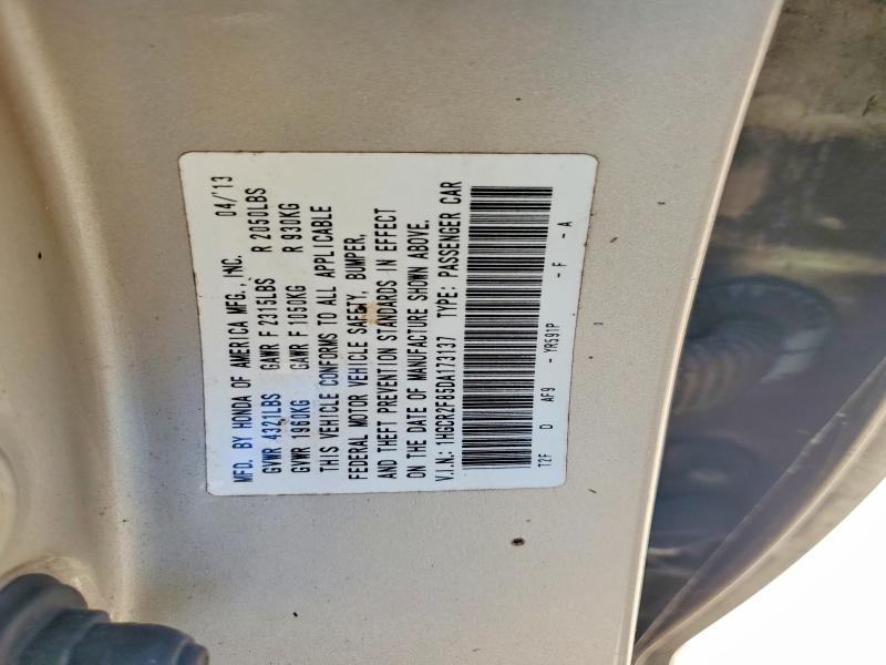Aukcja sprzedaży 2013 Honda Accord, vin: 1HGCR2F85DA173137, numer aukcji: 67068526