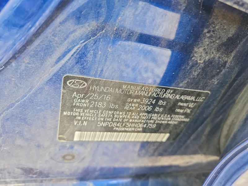 Aukcja sprzedaży 2017 Hyundai Elantra, vin: 5NPD84LF5HH064759, numer aukcji: 64427666