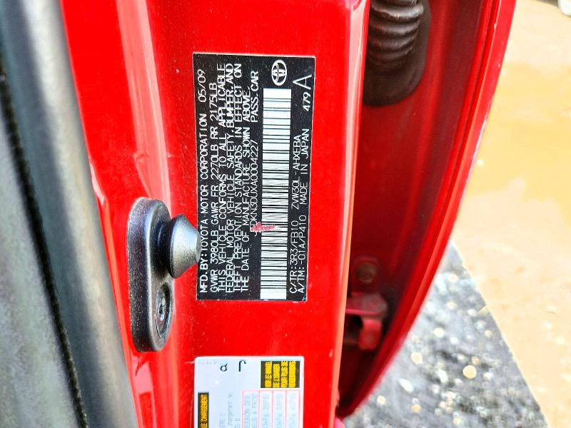 63707106 :رقم المزاد ، JTDKN3DUXA0004227 vin ، 2010 Toyota Prius مزاد بيع