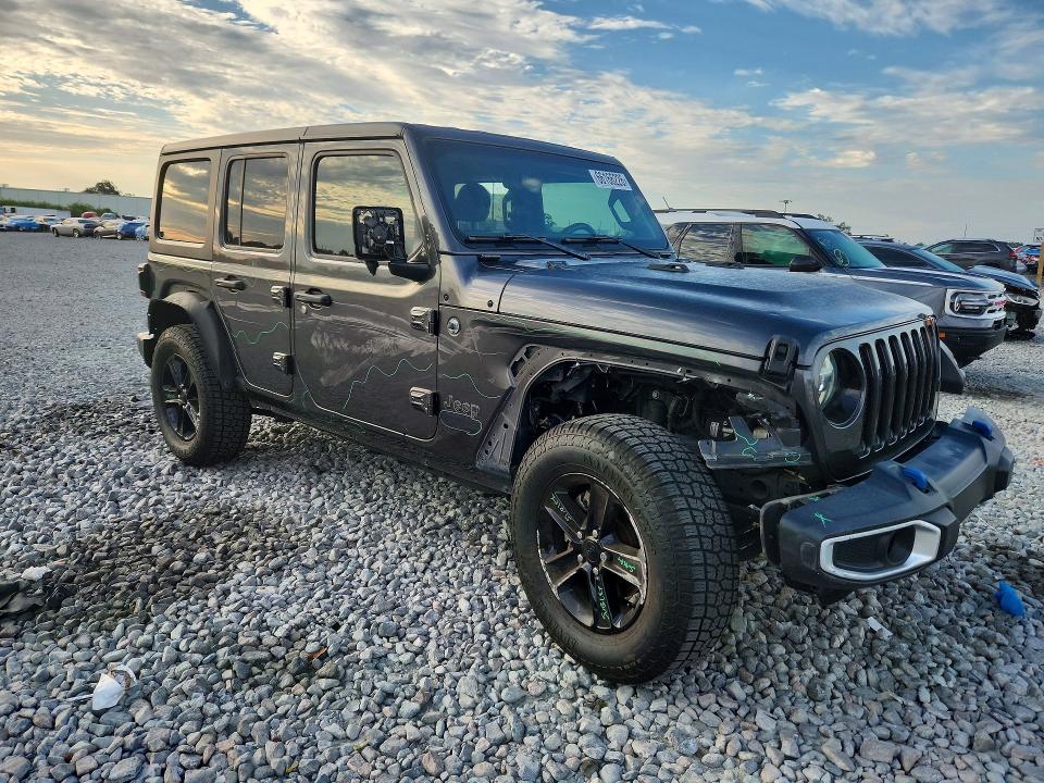 2020 Jeep Wrangler Unlimited მანქანა იყიდება აუქციონზე, vin: 1C4HJXDN5LW154476, აუქციონის ნომერი: 66166226