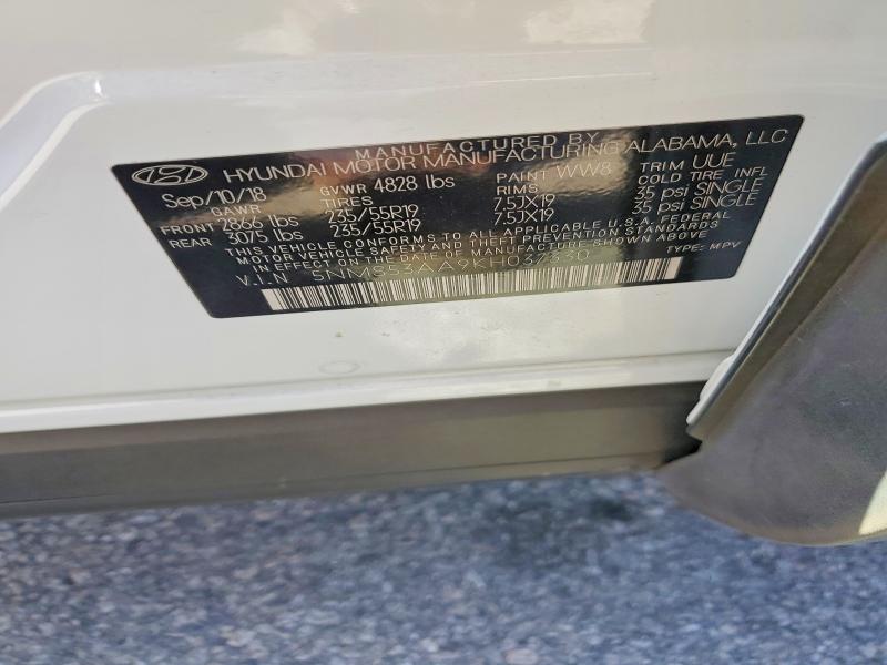 Продажа на аукционе авто 2019 Hyundai Santa Fe, vin: 5NMS53AA9KH037330, номер лота: 63941786