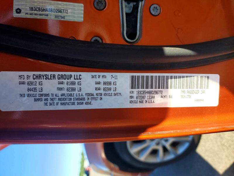 Aukcja sprzedaży 2011 Dodge Caliber, vin: 1B3CB5HA8BD296772, numer aukcji: 66084356