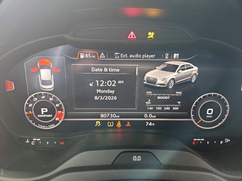 2018 Audi S3 მანქანა იყიდება აუქციონზე, vin: WAUB1GFF3J1007737, აუქციონის ნომერი: 64071236