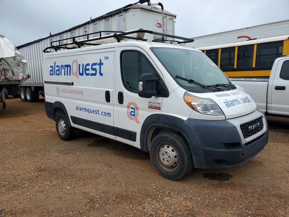 63102386 :رقم المزاد ، 3C6TRVAG9KE543232 vin ، 2019 Ram Promaster 1500 مزاد بيع