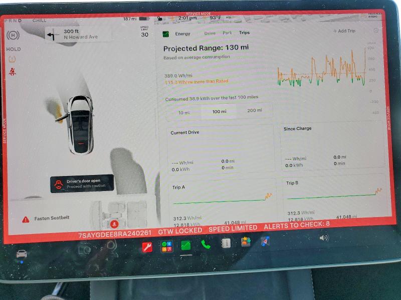 Продажа на аукционе авто 2024 Tesla Model Y, vin: 7SAYGDEE8RA240261, номер лота: 64275566