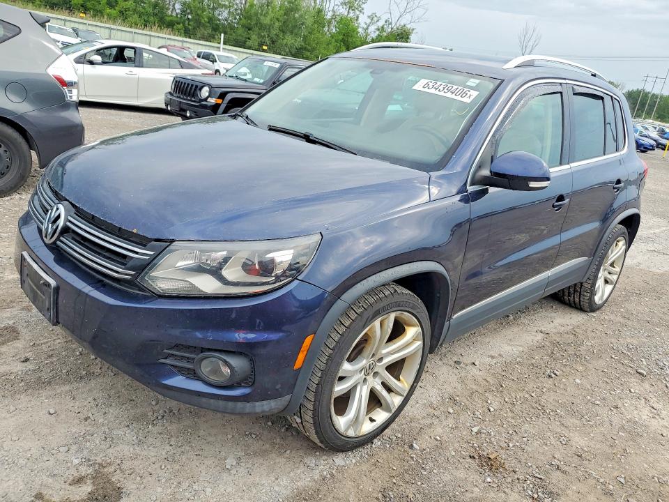 63439406 :رقم المزاد ، WVGBV3AXXDW561117 vin ، 2013 Volkswagen Tiguan مزاد بيع