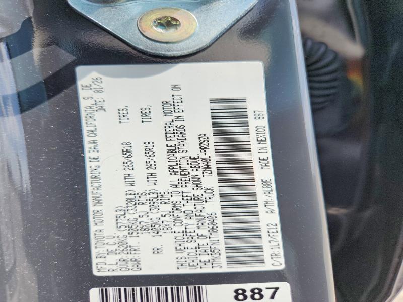 2026 Toyota Tacoma მანქანა იყიდება აუქციონზე, vin: 3TMKB5FN1TM060406, აუქციონის ნომერი: 64157146