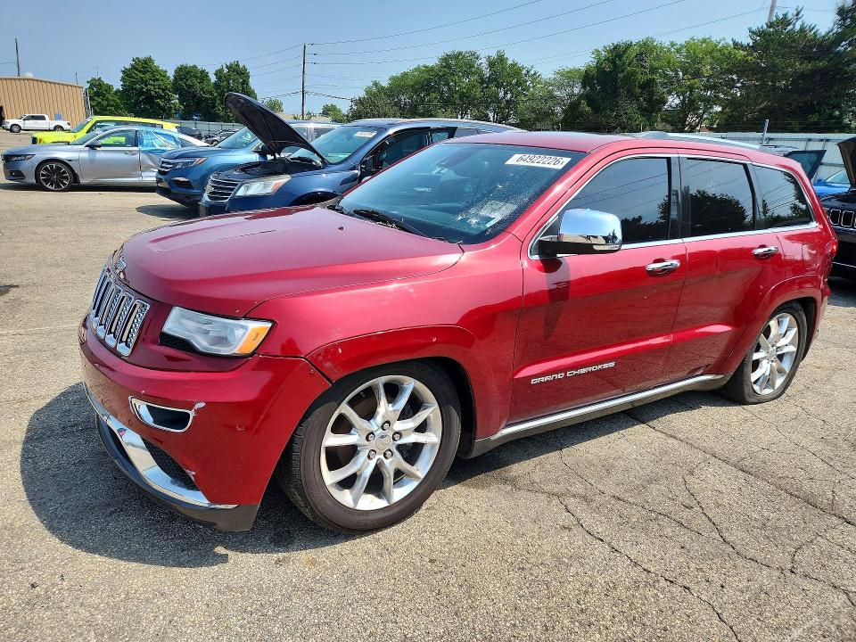 2014 Jeep Grand Cherokee მანქანა იყიდება აუქციონზე, vin: 1C4RJFJG8EC475873, აუქციონის ნომერი: 64922226