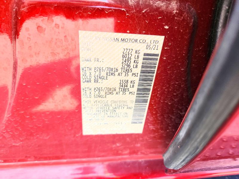 2021 Nissan Frontier მანქანა იყიდება აუქციონზე, vin: 1N6ED0EB1MN720157, აუქციონის ნომერი: 63660386