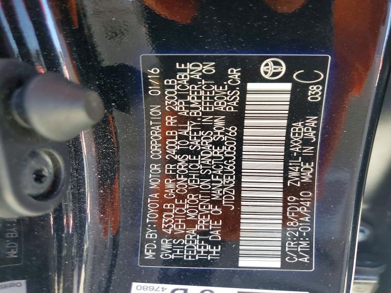 Продажа на аукционе авто 2016 Toyota Prius V, vin: JTDZN3EU6GJ050766, номер лота: 65522676
