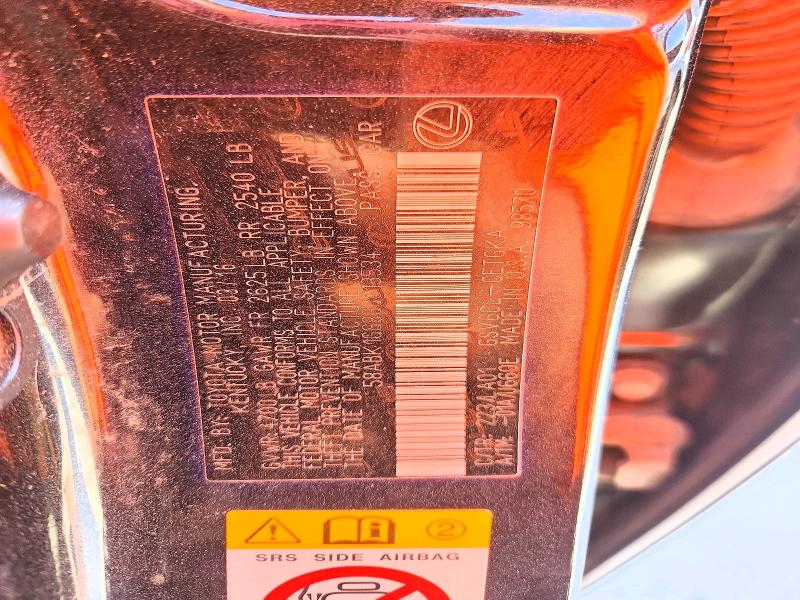 Auction sale of the 2016 Lexus Es, vin: 58ABK1GG8GU013534, lot number: 66040876