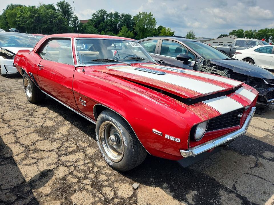 64959286 :رقم المزاد ، 124379N690790 vin ، 1969 Chevrolet Camaro مزاد بيع