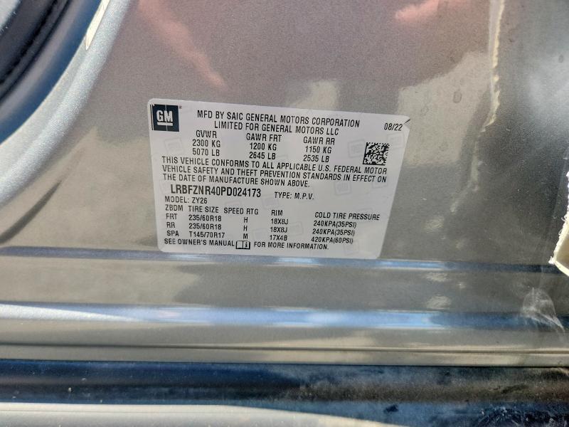 2023 Buick Envision მანქანა იყიდება აუქციონზე, vin: LRBFZNR40PD024173, აუქციონის ნომერი: 64200296