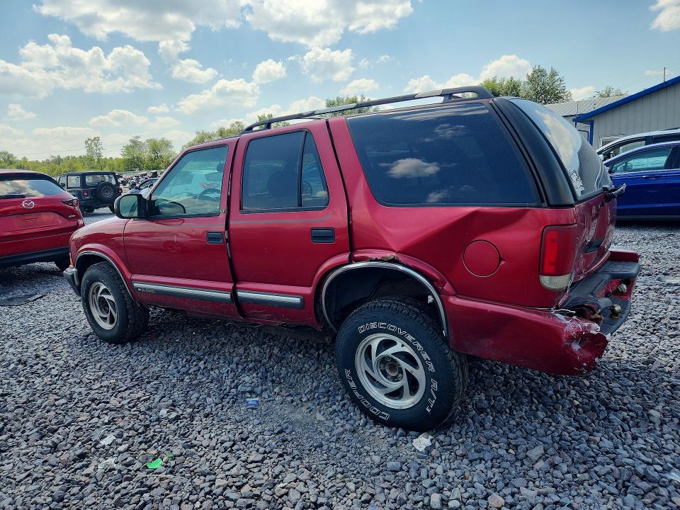 2000 Chevrolet Blazer მანქანა იყიდება აუქციონზე, vin: 1GNDT13W5Y2380684, აუქციონის ნომერი: 66568836