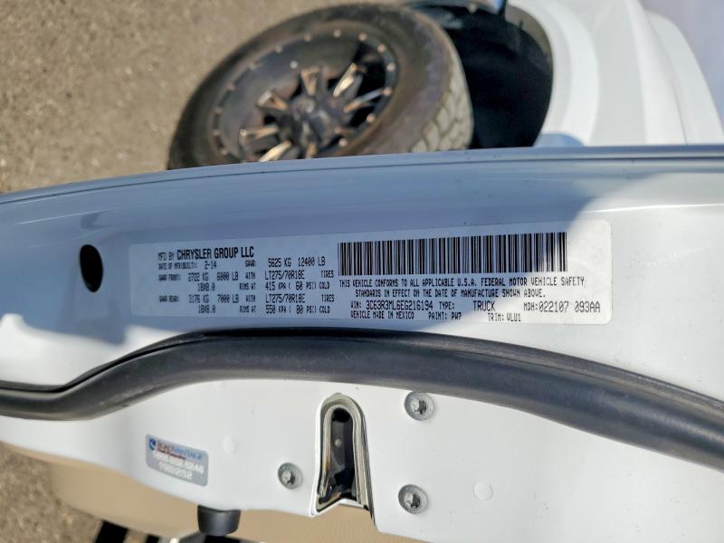 65524536 :رقم المزاد ، 3C63R3ML6EG216194 vin ، 2014 Ram 3500 مزاد بيع