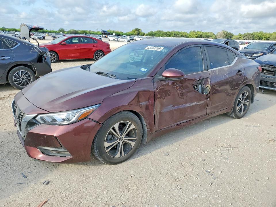 63193336 :رقم المزاد ، 3N1AB8CV3LY234683 vin ، 2020 Nissan Sentra مزاد بيع