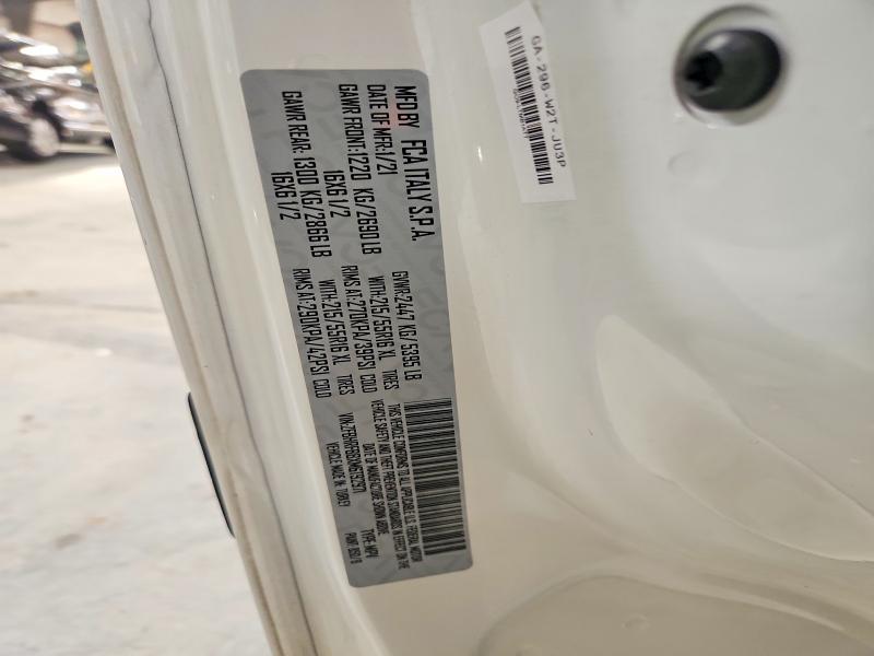 64807346 :رقم المزاد ، ZFBHRFBBXM6T92971 vin ، 2021 Ram Promaster City مزاد بيع