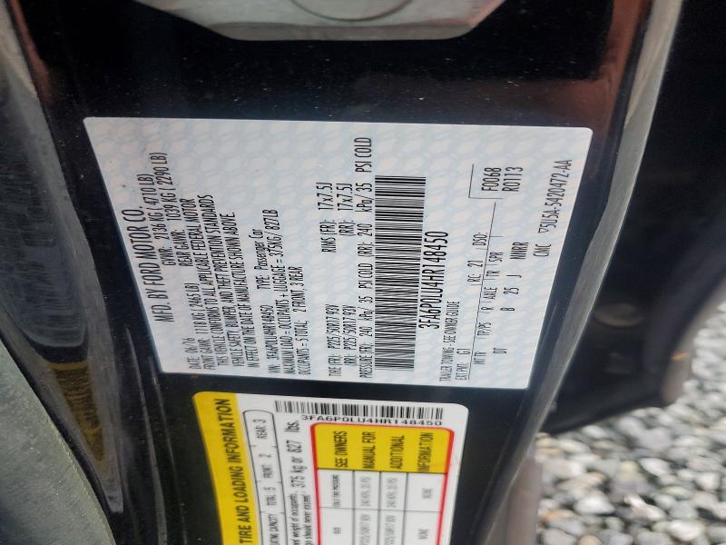2017 Ford Fusion მანქანა იყიდება აუქციონზე, vin: 3FA6P0LU4HR148450, აუქციონის ნომერი: 61692106
