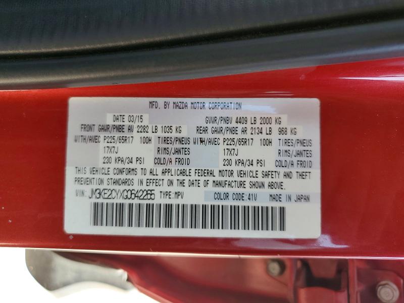 Продаж на аукціоні авто 2016 Mazda Cx-5, vin: JM3KE2CYXG0642265, номер лоту: 65748756