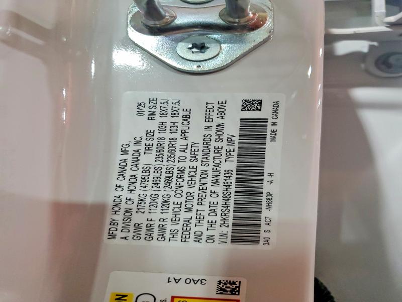 Aukcja sprzedaży 2025 Honda Cr-v, vin: 2HKRS4H48SH461436, numer aukcji: 63486176