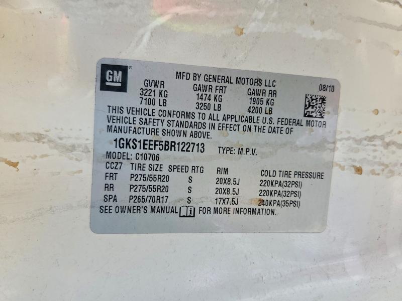 Продаж на аукціоні авто 2011 Gmc Yukon, vin: 1GKS1EEF5BR122713, номер лоту: 65751486