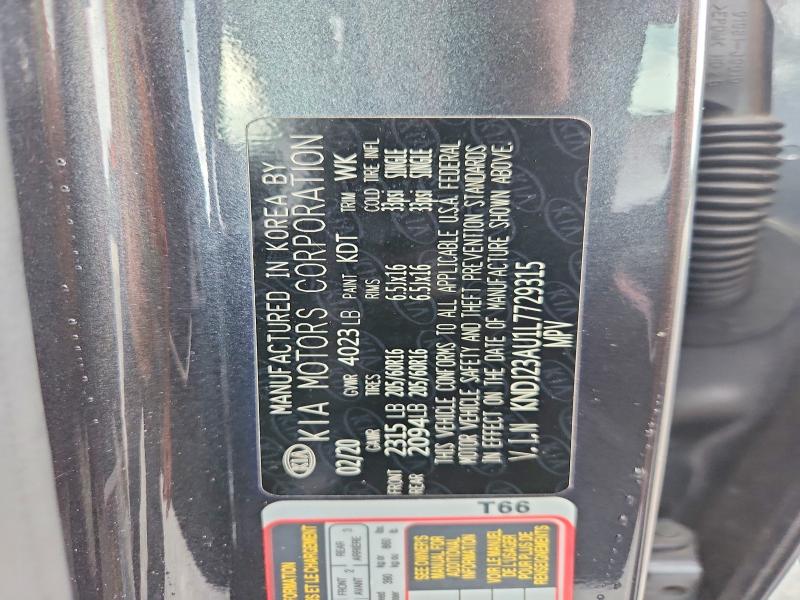 Auction sale of the 2020 Kia Soul, vin: KNDJ23AU1L7729315, lot number: 66110756
