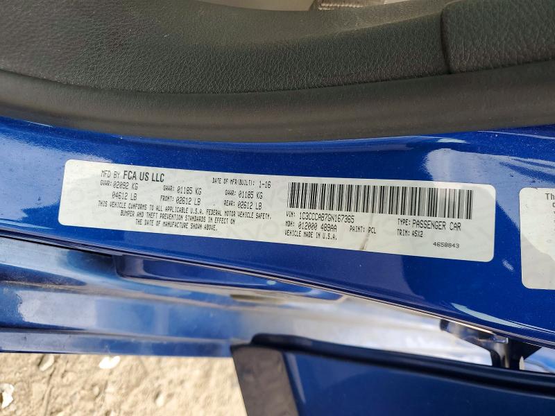 Продаж на аукціоні авто 2016 Chrysler 200, vin: 1C3CCCAB7GN167365, номер лоту: 64143756
