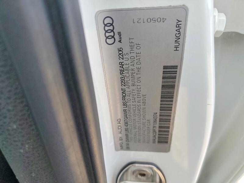 Aukcja sprzedaży 2015 Audi A3, vin: WAUACGFF7F1064374, numer aukcji: 66278526