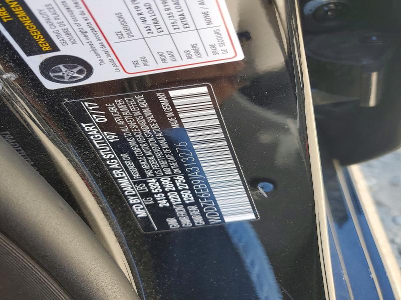 Aukcja sprzedaży 2018 Mercedes-benz E, vin: WDDZF6EB9JA313276, numer aukcji: 65654456