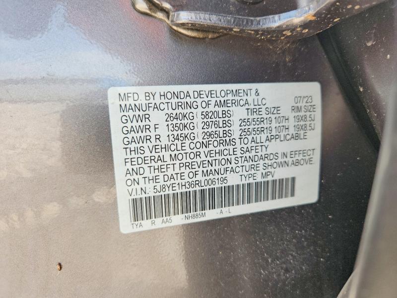 Aukcja sprzedaży 2024 Acura Mdx, vin: 5J8YE1H36RL006195, numer aukcji: 64006516
